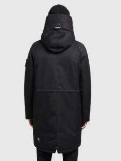 Khujo Wintermantels Winterjas Tuck Heren Zwart -kledingwinkel f507eb42c658b918d76fa012e06ab65b