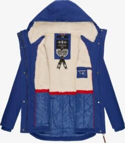 Marikoo Winterjassen Winterjas Bikoo Dames Blauw -kledingwinkel f79809803b4d2e38901ea36db508d070