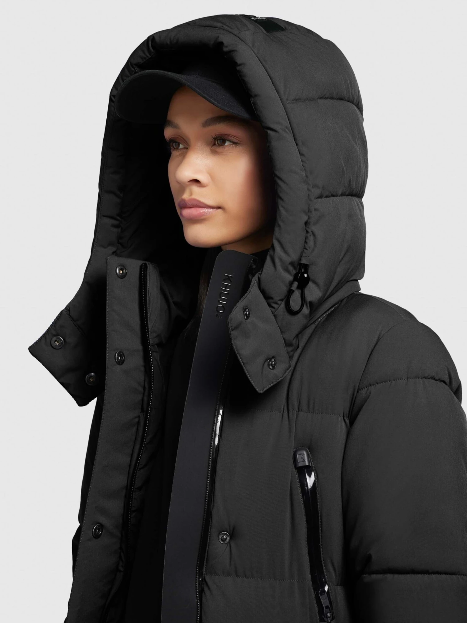 Khujo Tussenmantels Tussenmantel Melona Dames Zwart 7 Khujo Tussenmantels Tussenmantel Melona Dames Zwart - Afbeelding 7