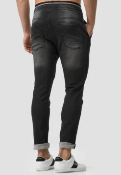 Indicode Jeans Pantalons Slimfit Broek Fabrizio Heren Zwart -kledingwinkel f9fc387dd115ffd4f6361b82c4e495bf