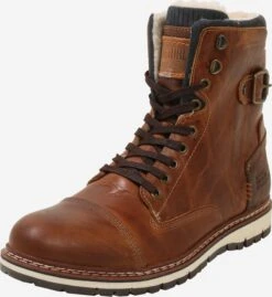 Bullboxer Laarzen Veterlaarzen Heren Cognac
