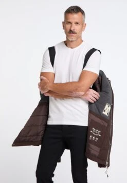 Schmuddelwedda Winterjassen Winterjas Heren Chocoladebruin -kledingwinkel fdc0968d7295125989006b3b4b838f03